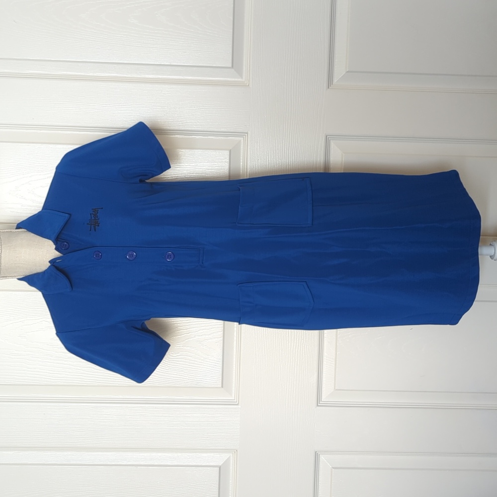 Stussy Poly Knit Blue Polo Dress - Picture 4 of 11